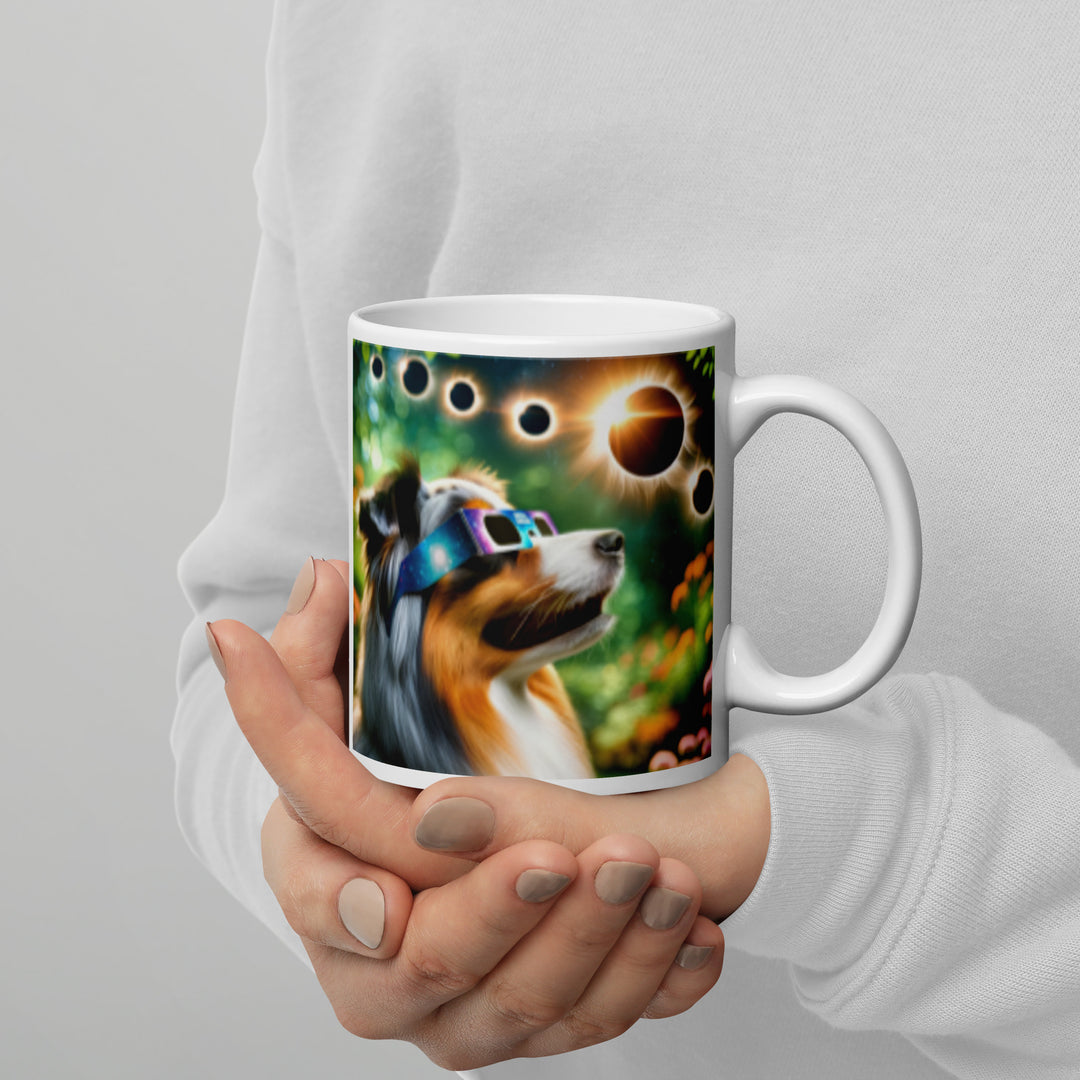 Australian Shepherd Eclipse- White glossy mug Success