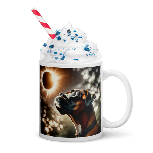 Boxer Eclipse- White glossy mug v2