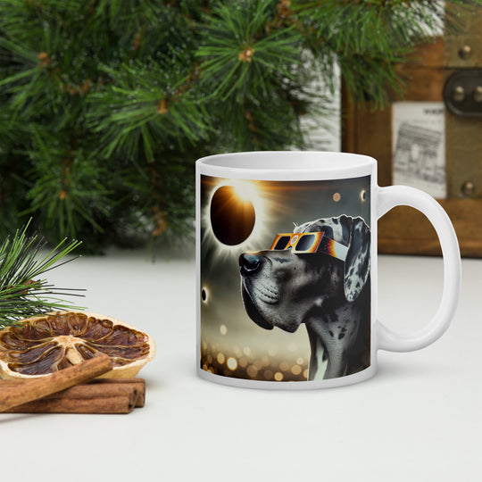 Great Dane Eclipse- White glossy mug