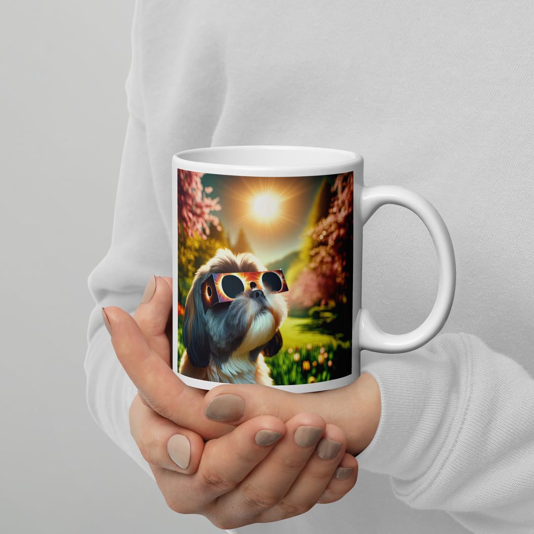 Shih Tzu Eclipse- White glossy mug