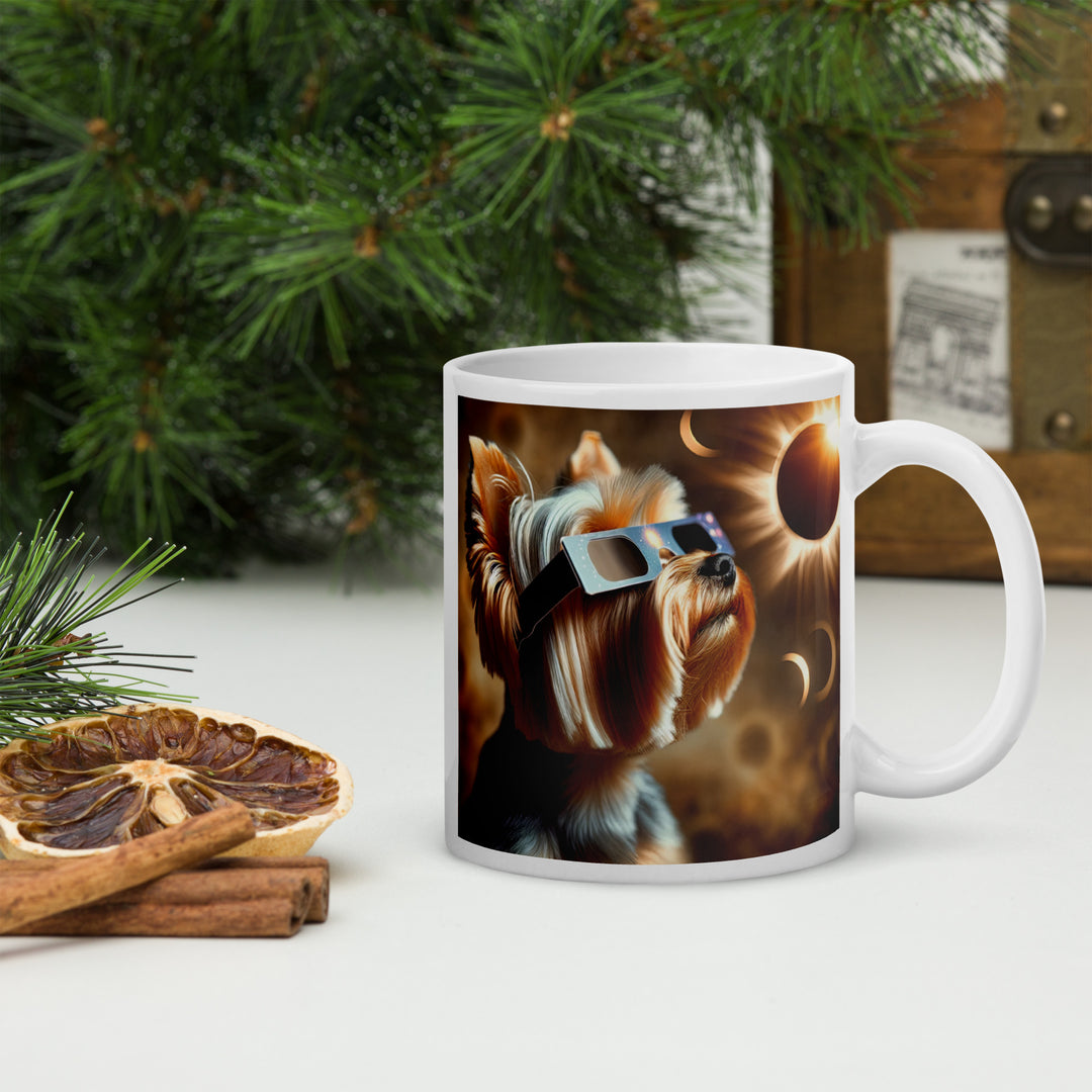 Yorkshire Terrier Eclipse- White glossy mug v2