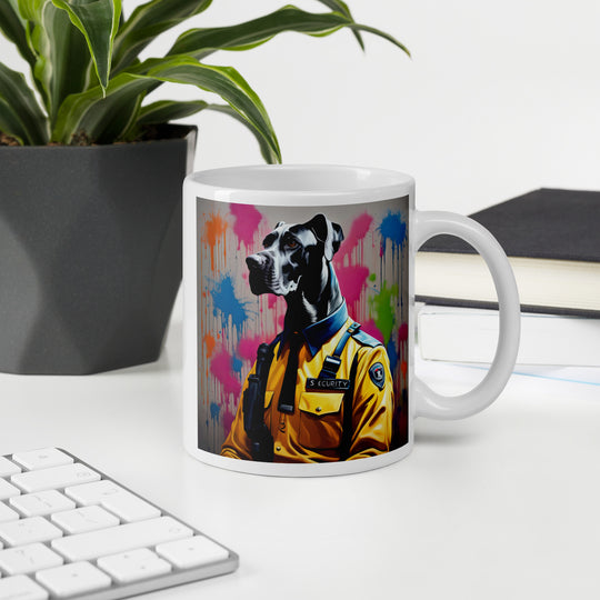 Great Dane- White glossy mug v2