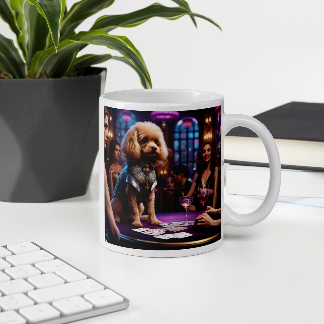 Cavapoo General- White glossy mug v13