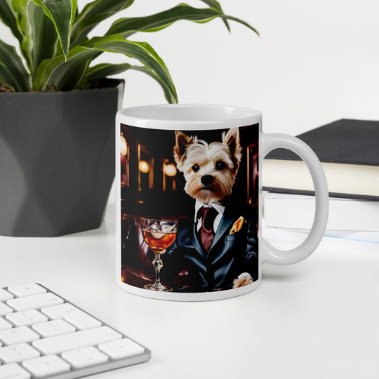 Morkie General- White glossy mug v2