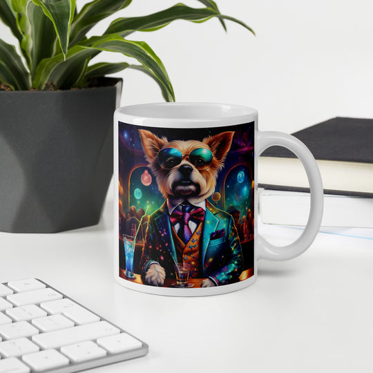 Pekapoo General- White glossy mug v5