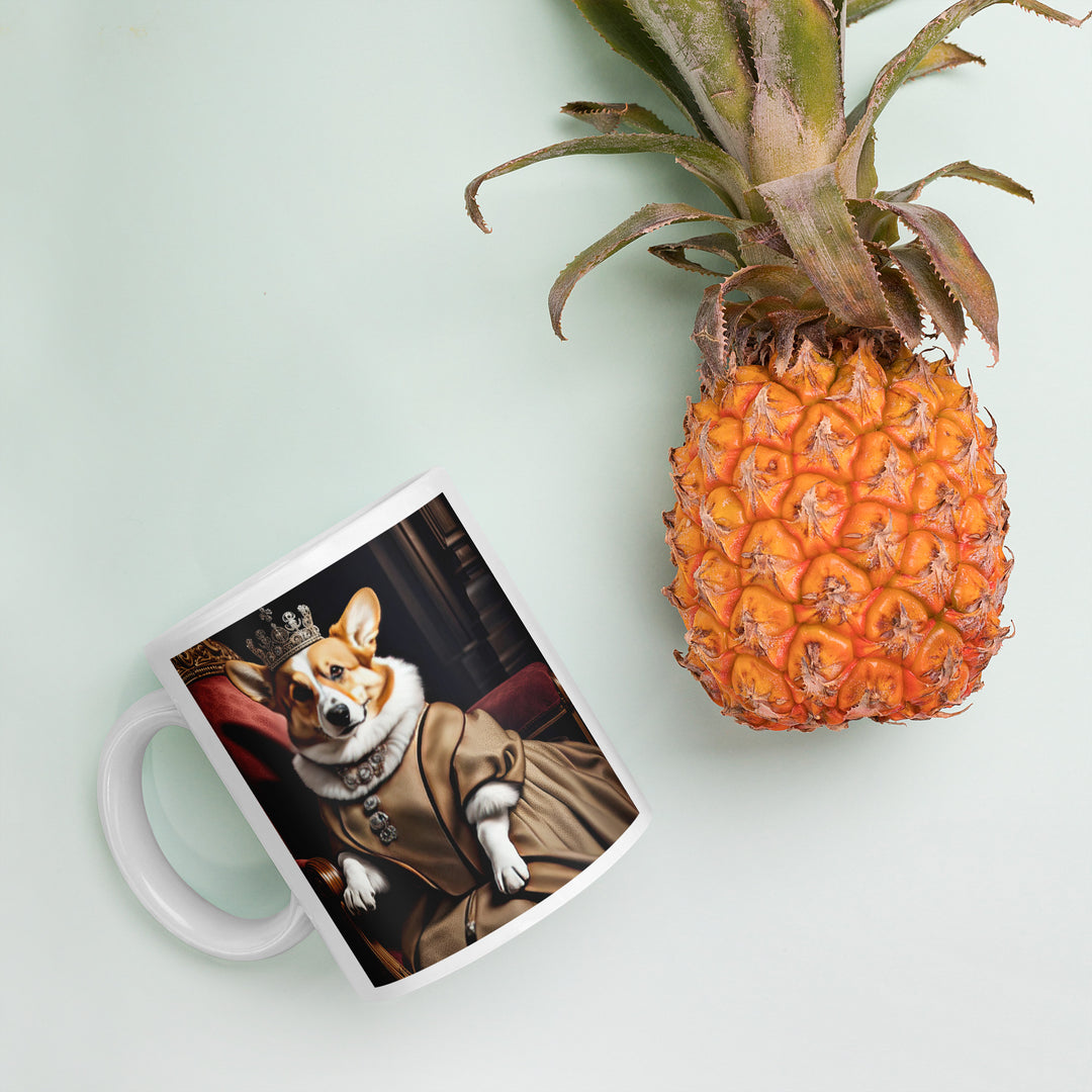 Pembroke Welsh Corgi- White glossy mug