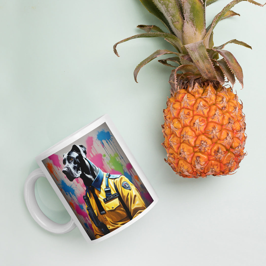 Great Dane- White glossy mug v2