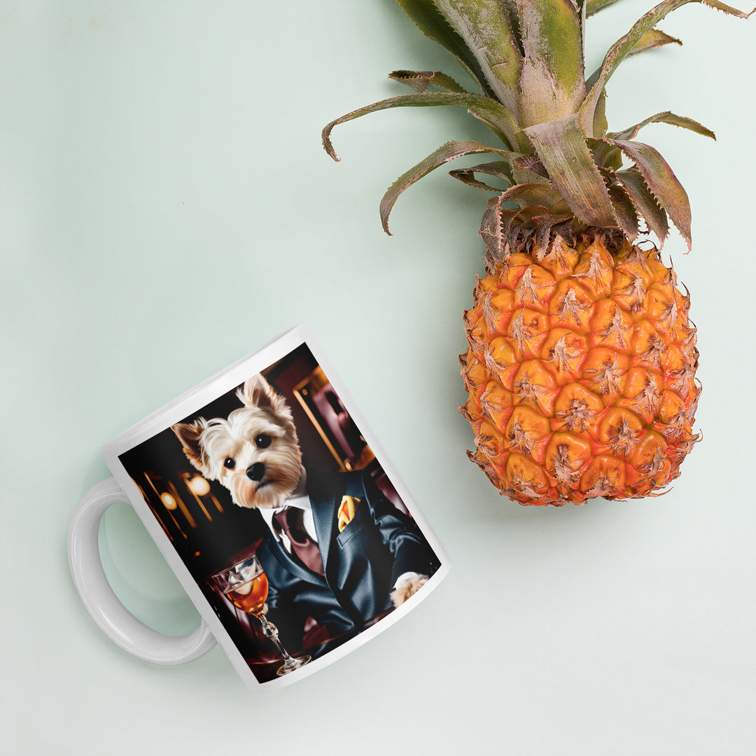 Morkie General- White glossy mug v2