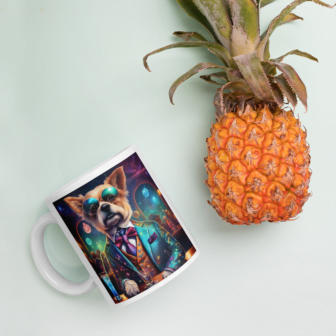 Pekapoo General- White glossy mug v5