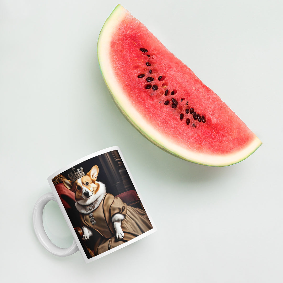 Pembroke Welsh Corgi- White glossy mug