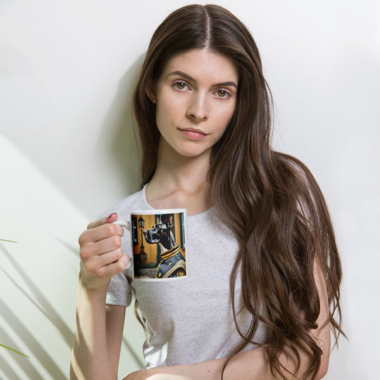Great Dane- White glossy mug