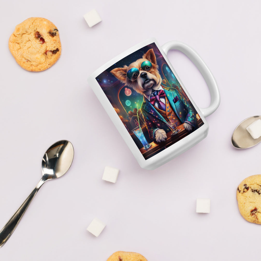 Pekapoo General- White glossy mug v5