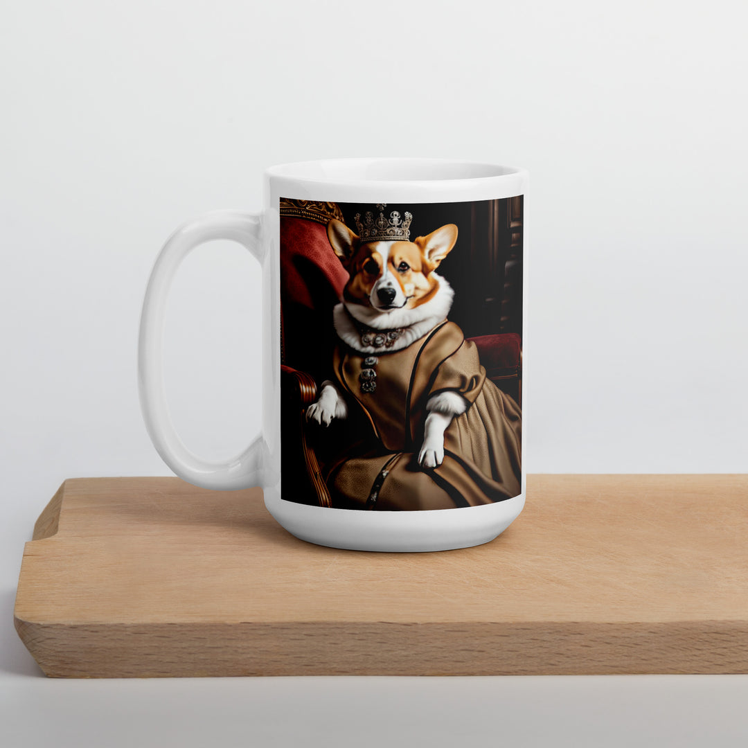Pembroke Welsh Corgi- White glossy mug