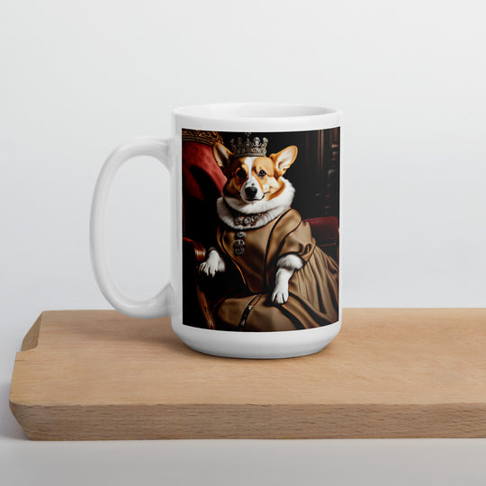 Pembroke Welsh Corgi- White glossy mug