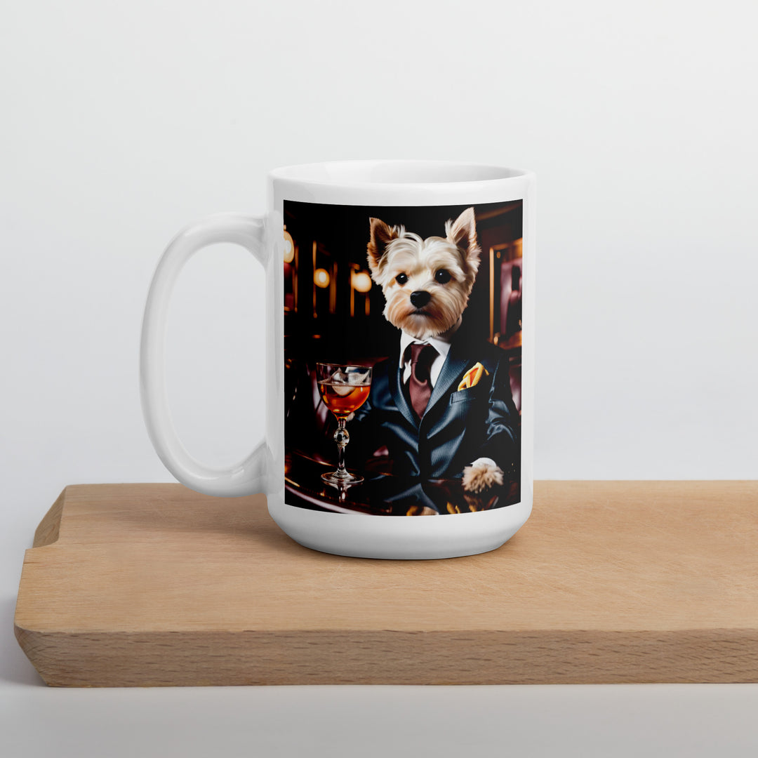 Morkie General- White glossy mug v2