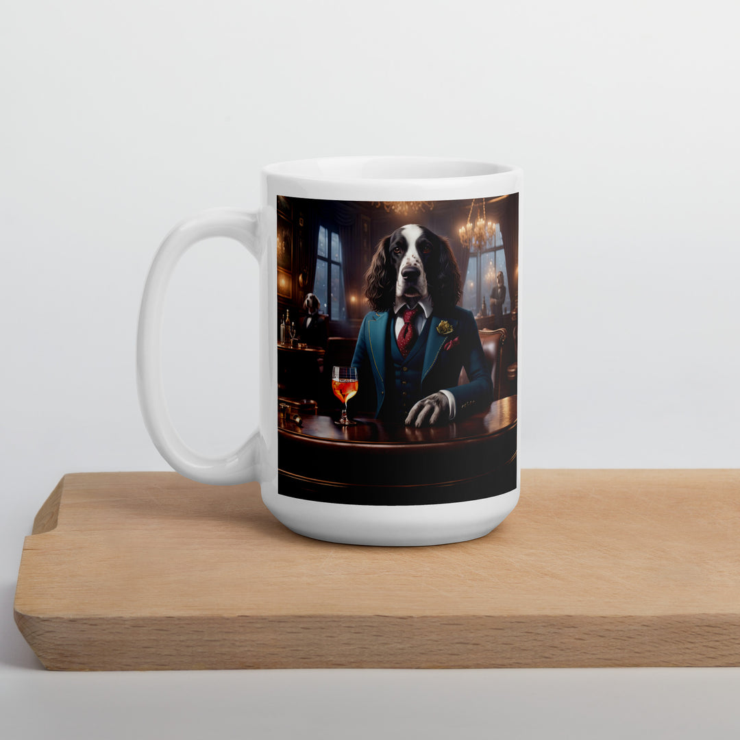 Sprocker Spaniel General- White glossy mug