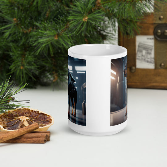 Rottweiler- White glossy mug v4