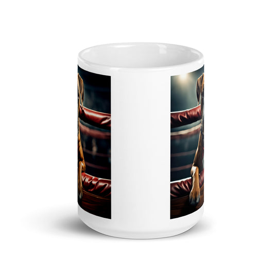 Boxer- White glossy mug v2