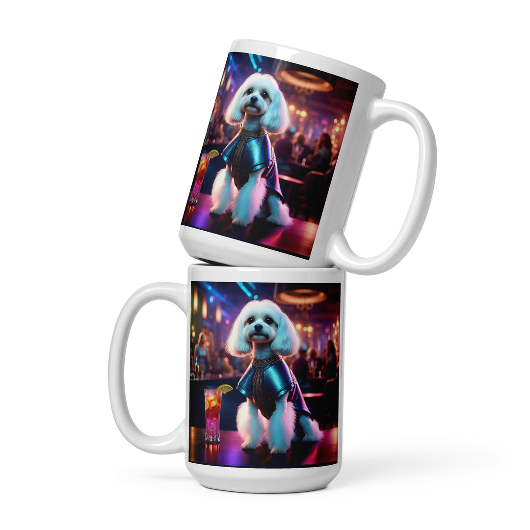 Cavachon- White glossy mug