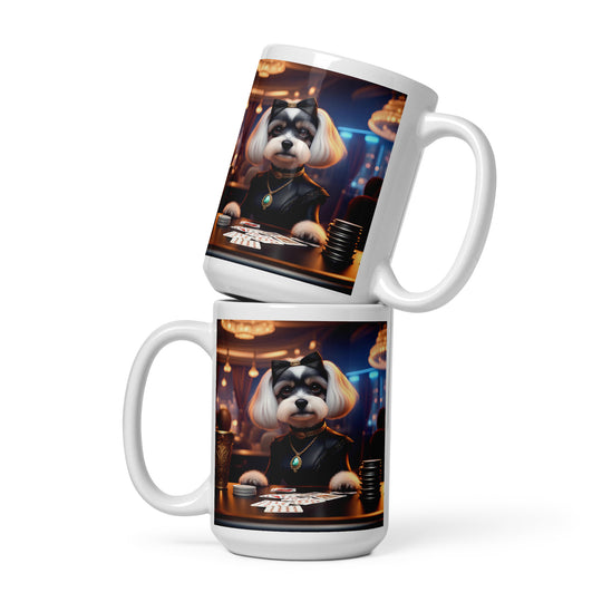 Cavachon- White glossy mug v10