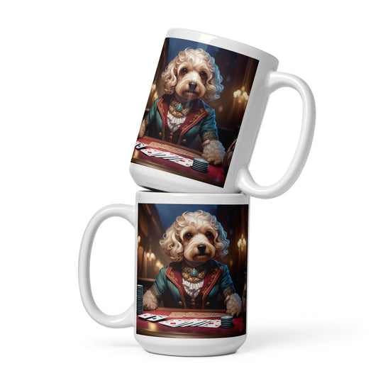 Cockapoo General- White glossy mug v2