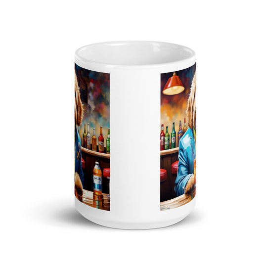 Goldendoodle- White glossy mug v6