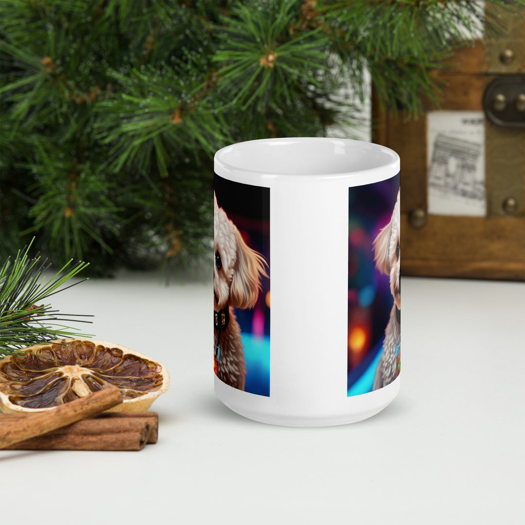 Maltipoo General- White glossy mug v2