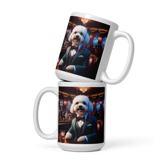 Maltipoo General- White glossy mug v6