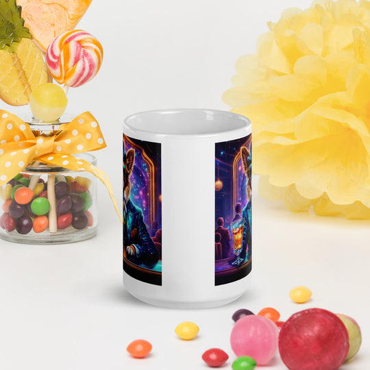 Pekapoo General- White glossy mug v11