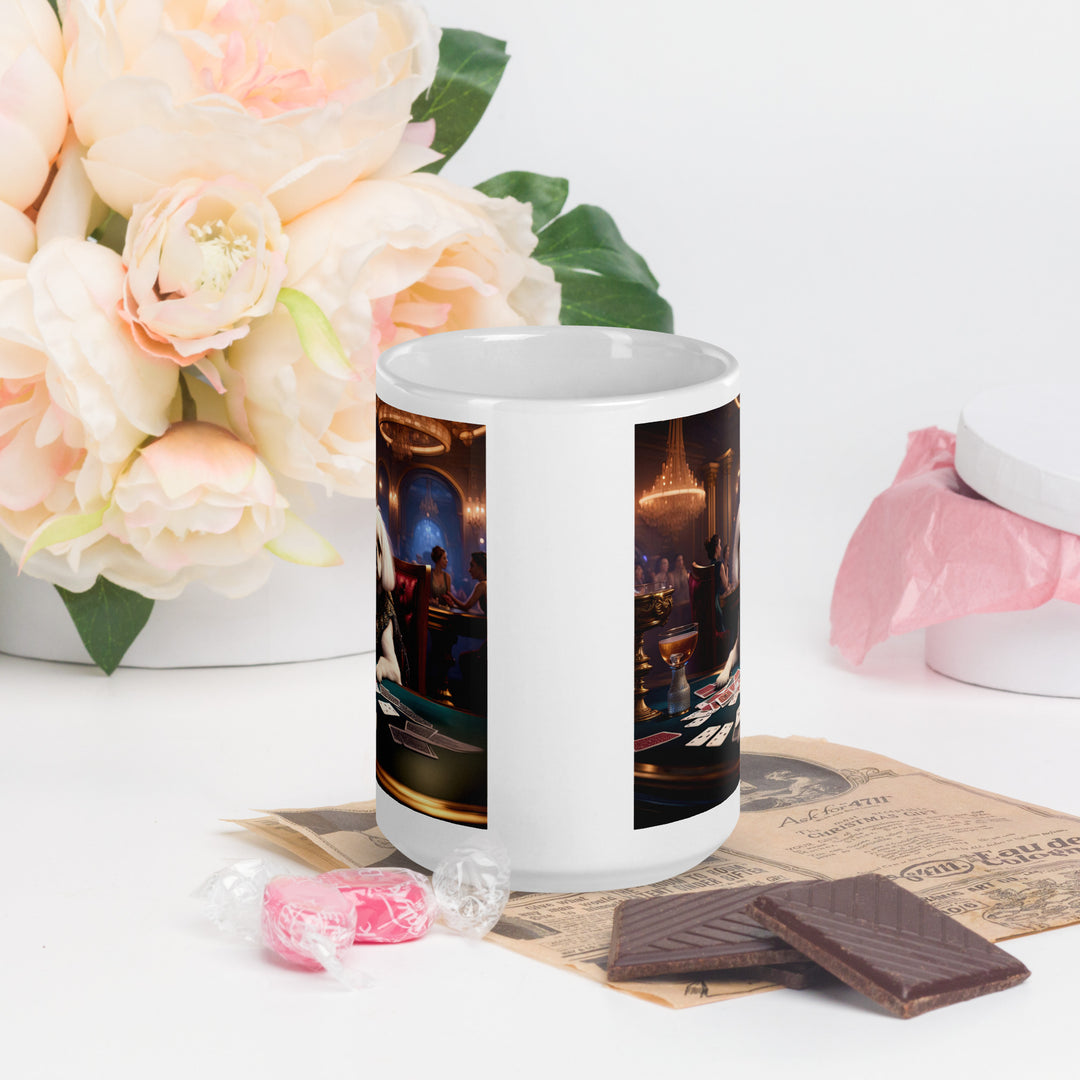 Pugapoo General- White glossy mug v3
