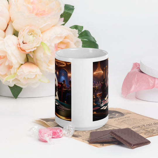 Pugapoo General- White glossy mug v3