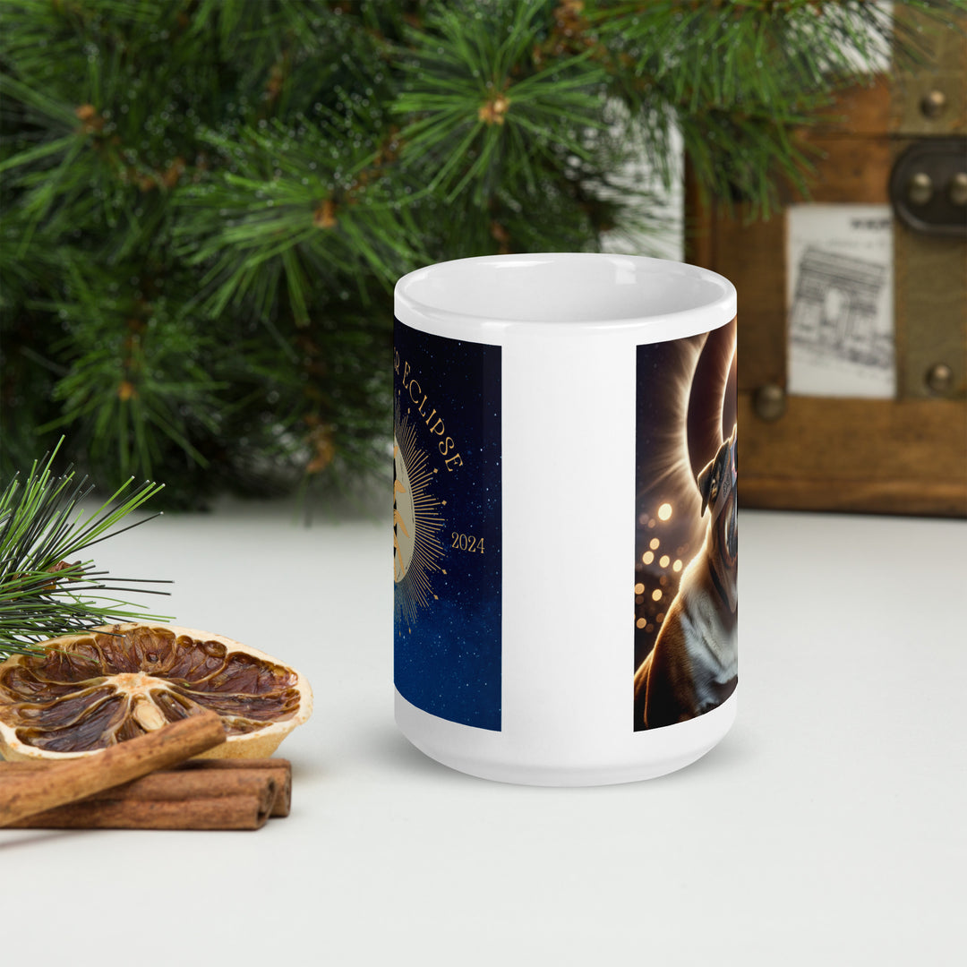 Bulldog Eclipse- White glossy mug v2