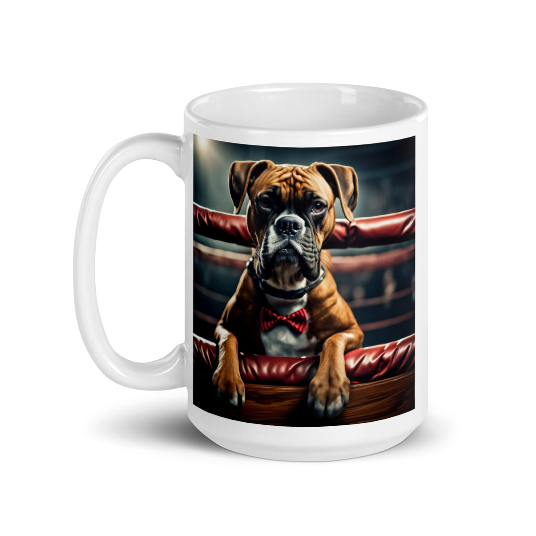 Boxer- White glossy mug v2