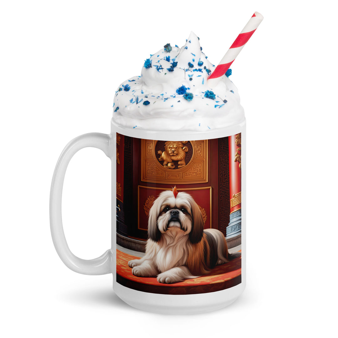 Shih Tzu- White glossy mug