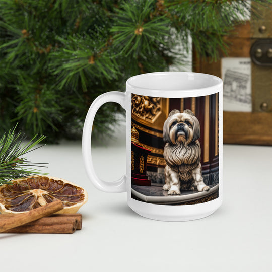 Shih Tzu- White glossy mug v2