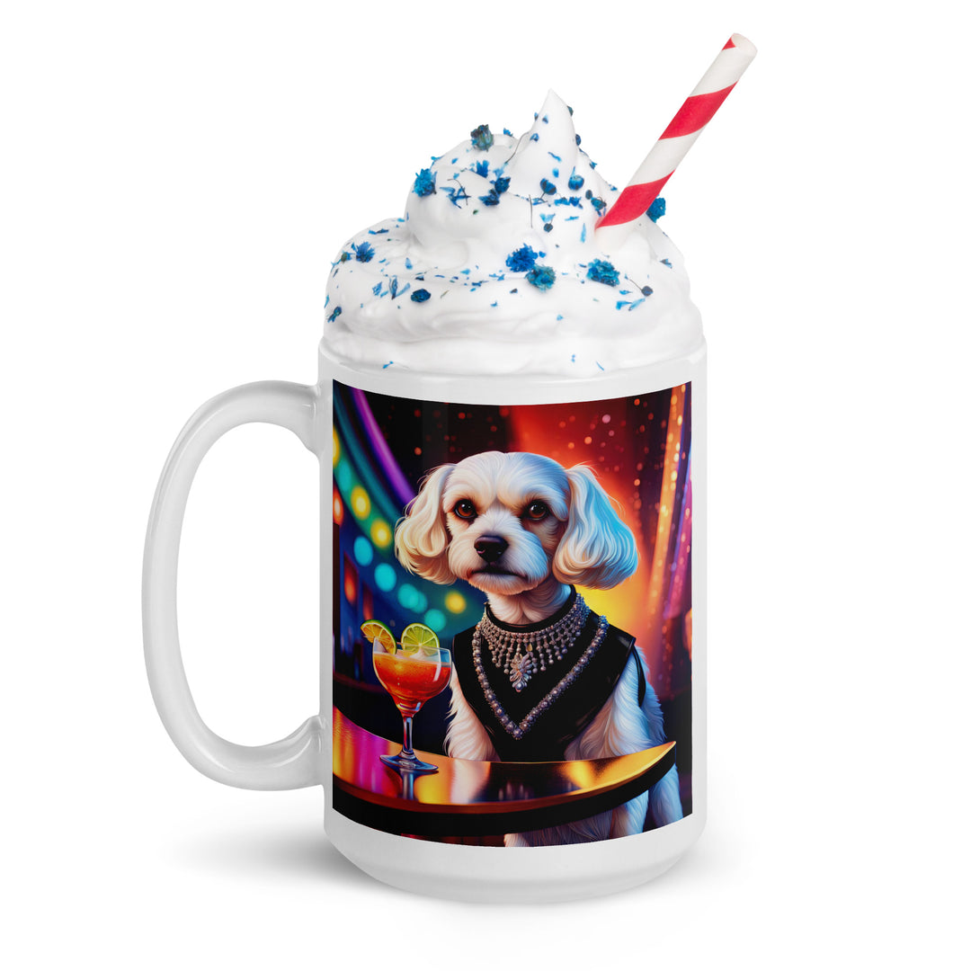 Cavachon- White glossy mug v7