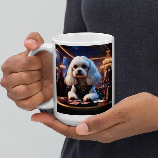 Cavachon- White glossy mug v8