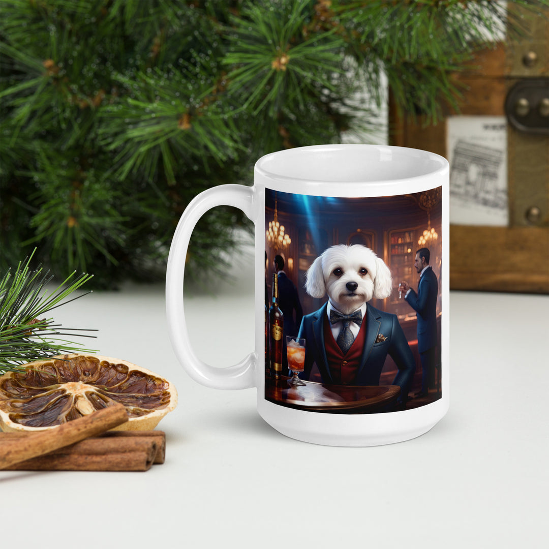 Cavachon- White glossy mug v11