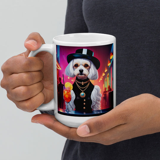 Cavachon- White glossy mug v12