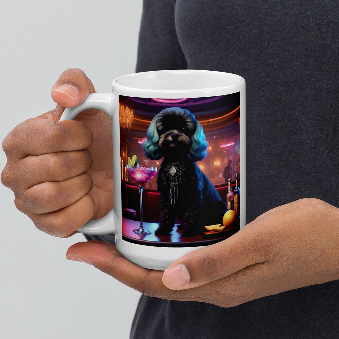 Cavapoo General- White glossy mug