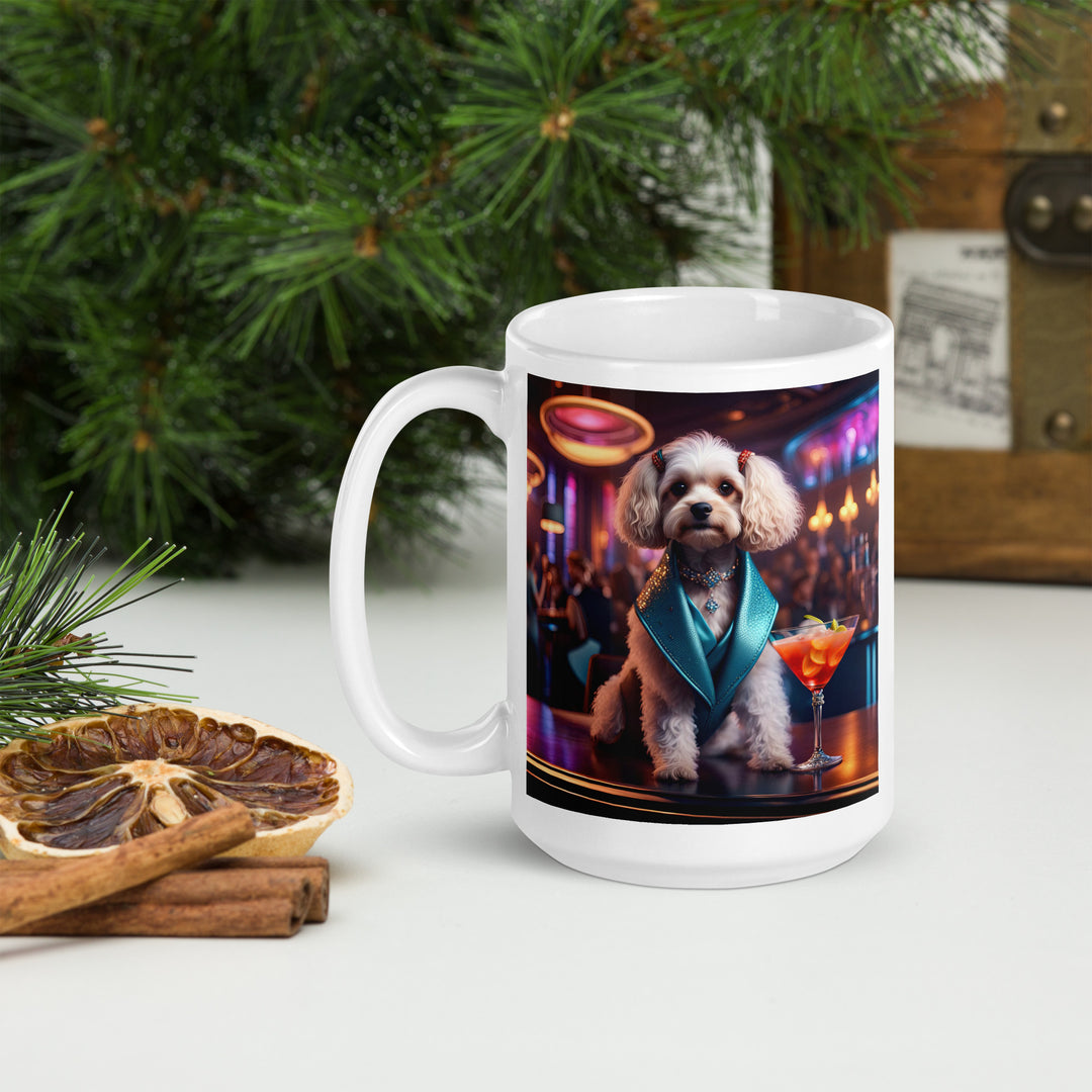 Cavapoo General- White glossy mug v3