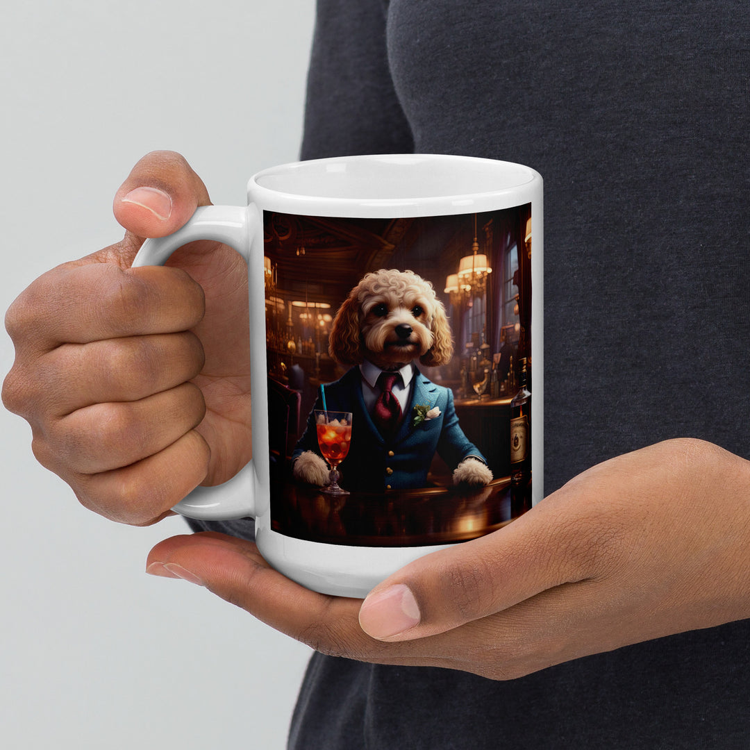 Cavapoo General- White glossy mug v4