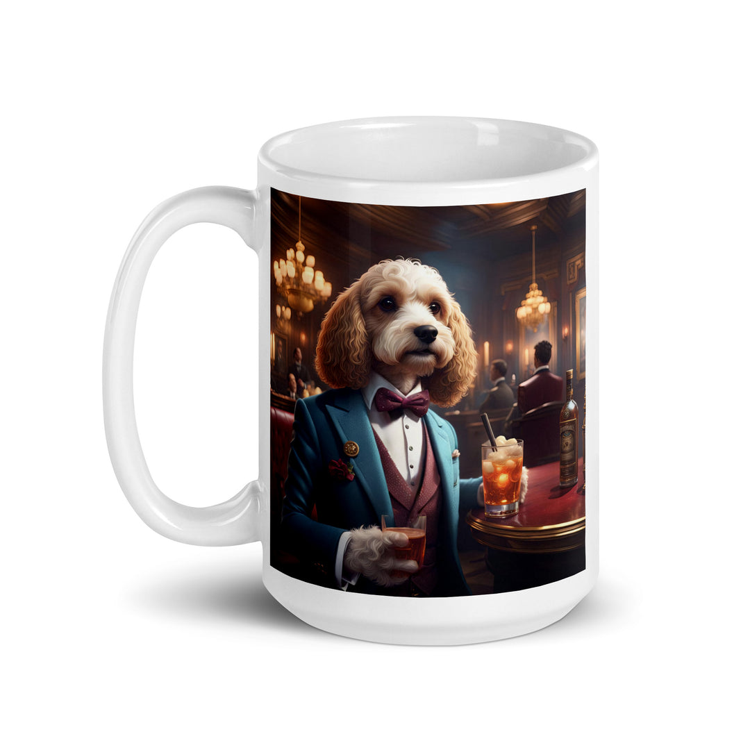 Cavapoo General- White glossy mug v10