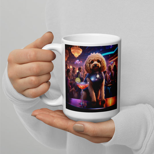 Cavapoo General- White glossy mug v11