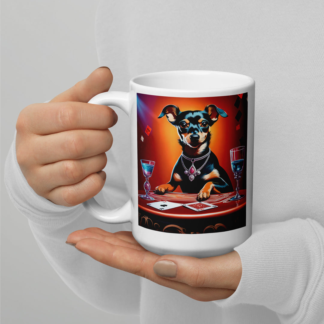 Chiweenie General- White glossy mug v4