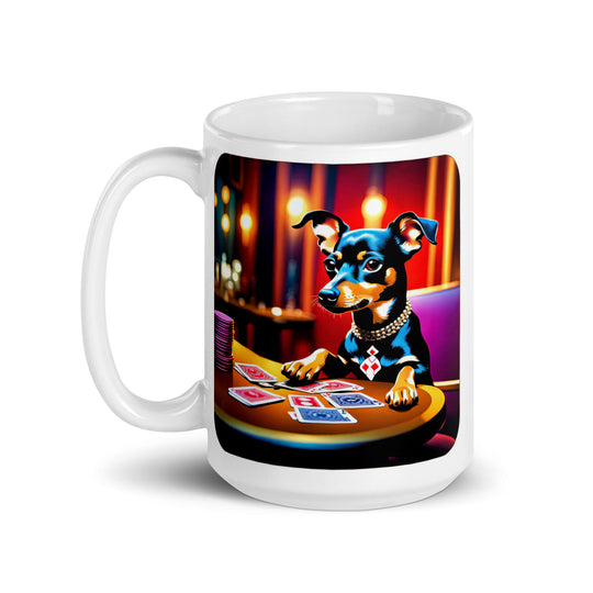 Chiweenie General- White glossy mug v16