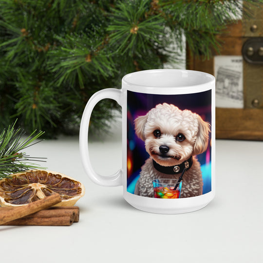 Maltipoo General- White glossy mug v2