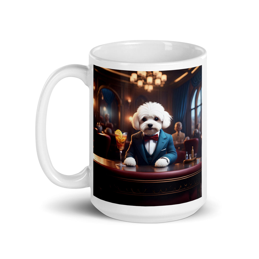 Maltipoo General- White glossy mug v3