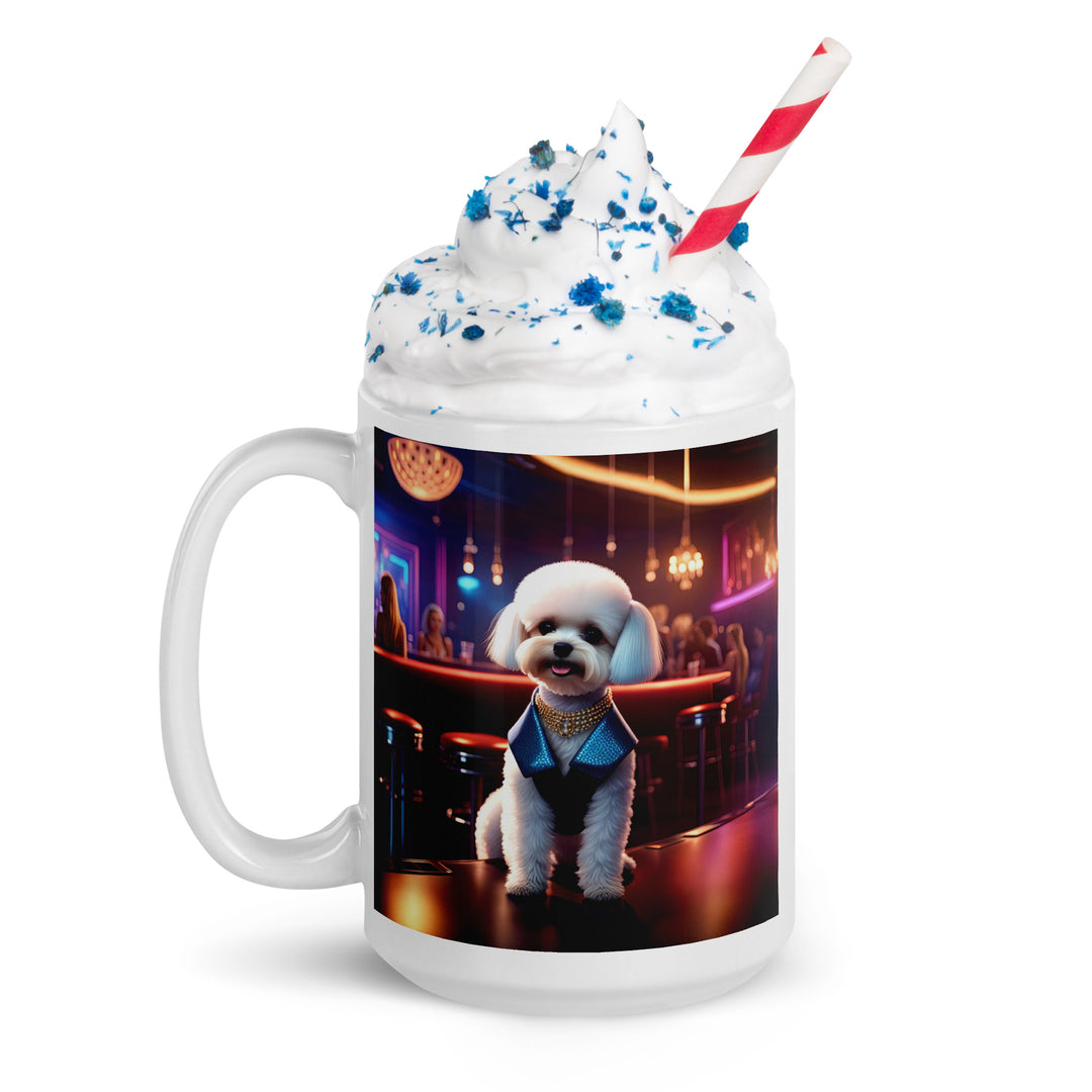 Maltipoo General- White glossy mug v7