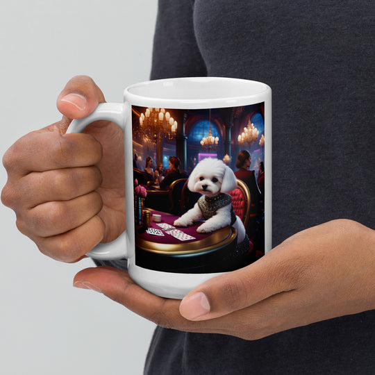 Maltipoo General- White glossy mug v9